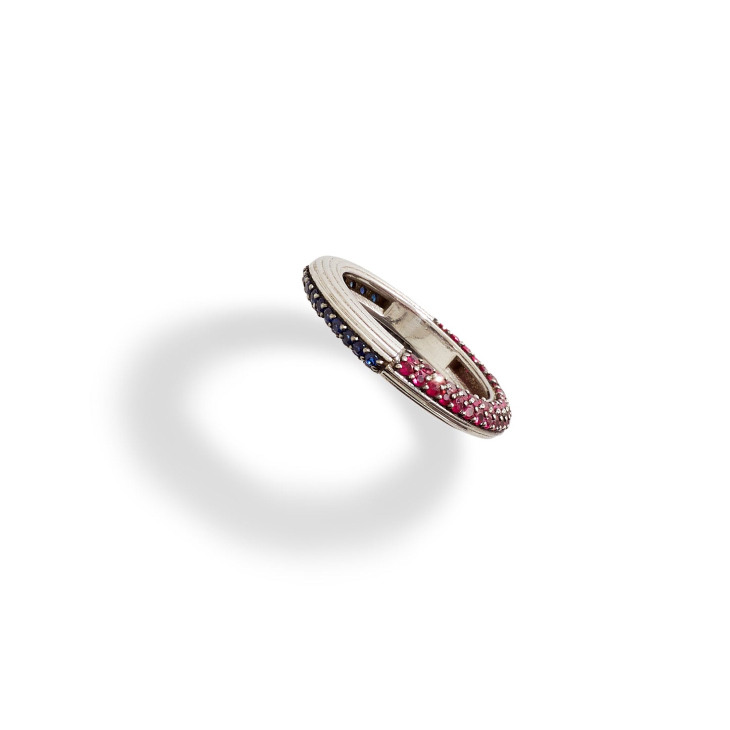 Basic 1-2 Sapphire Ruby Ring