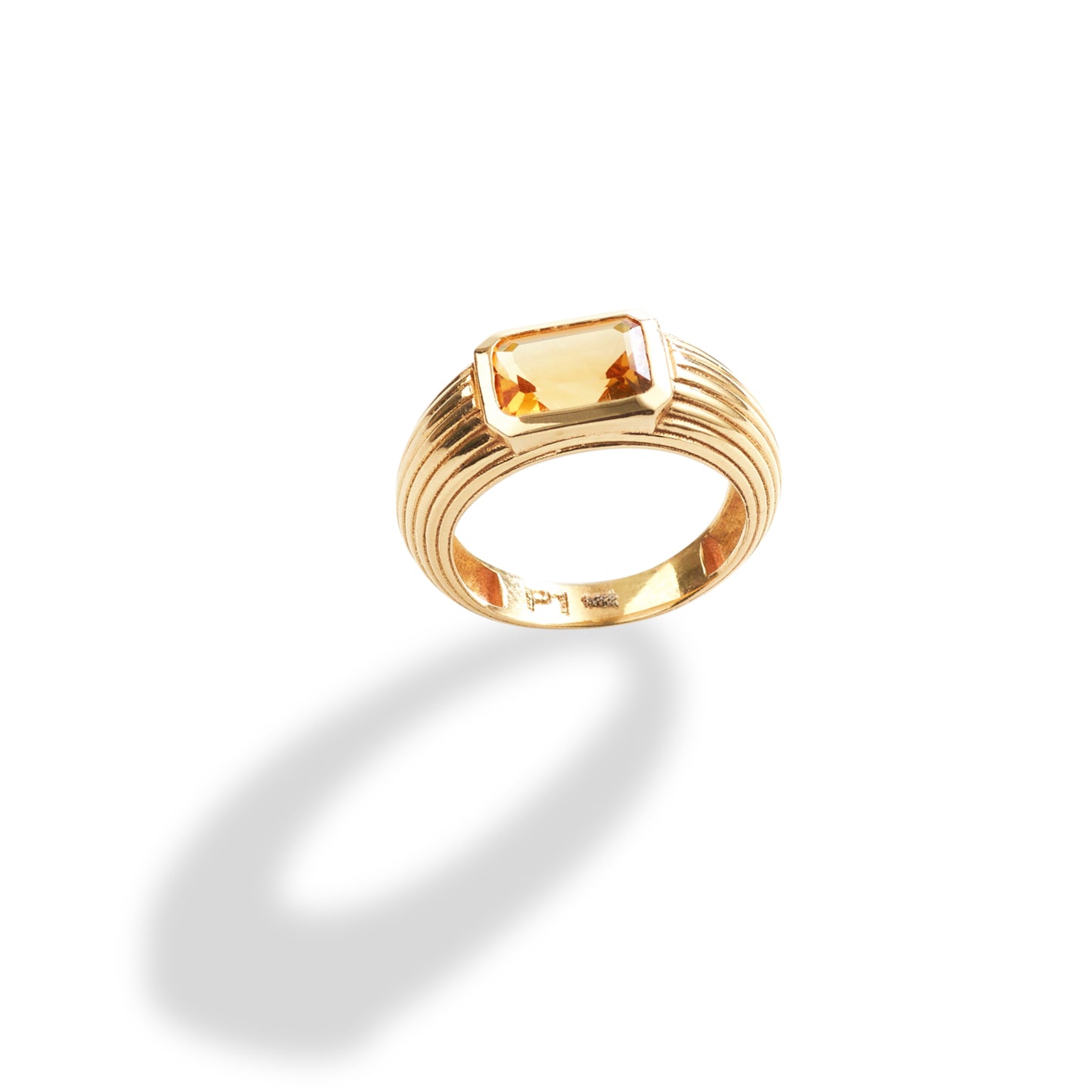 Chubby Citrine Ring