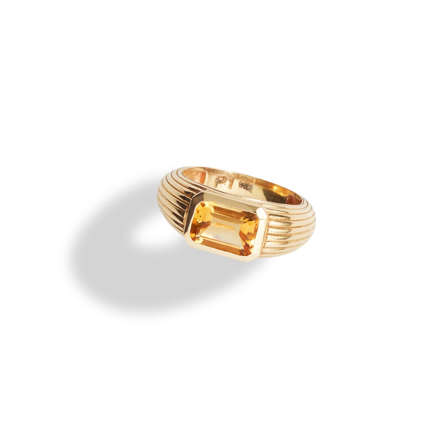 Chubby Citrine Ring