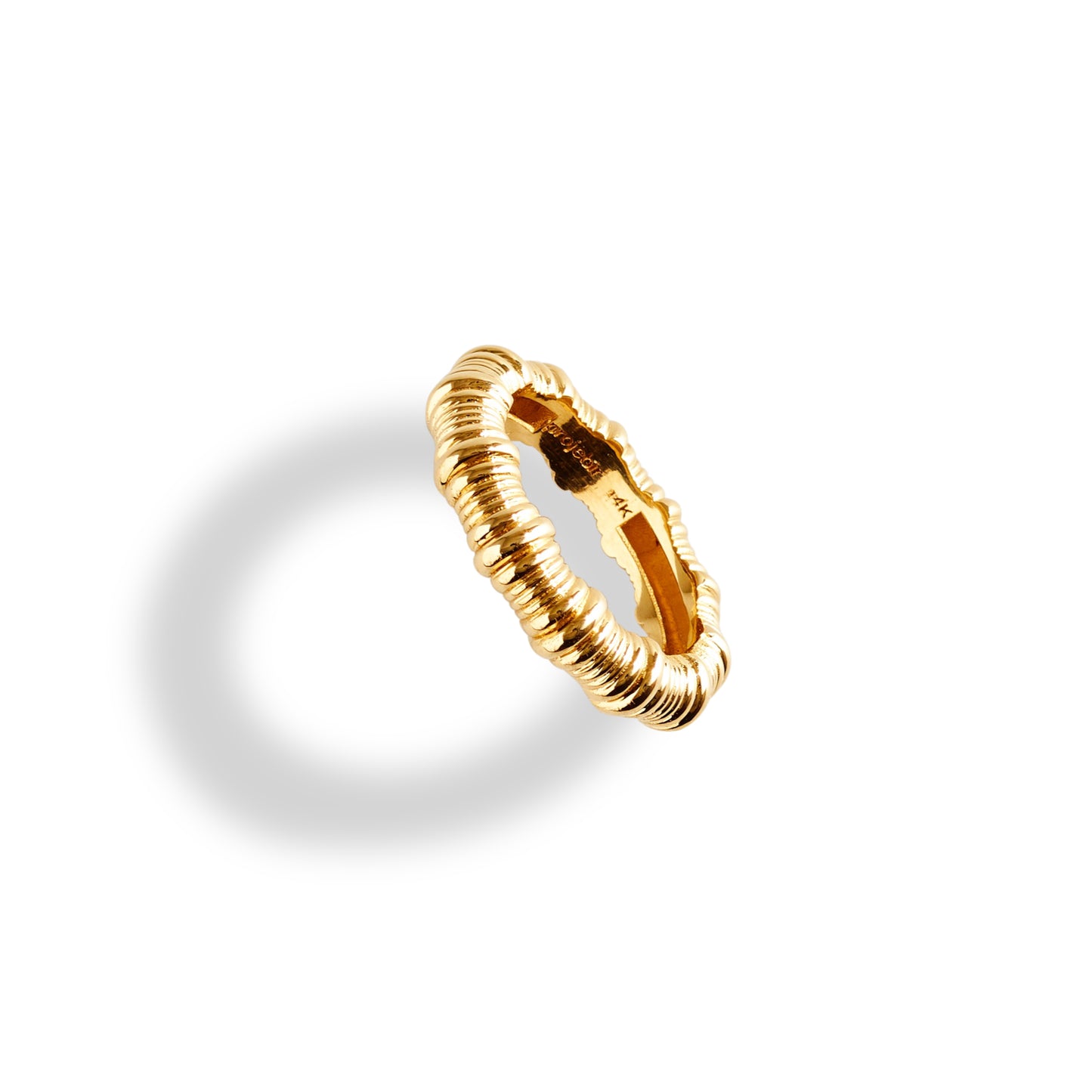 Vertical Textured Maxi Ring