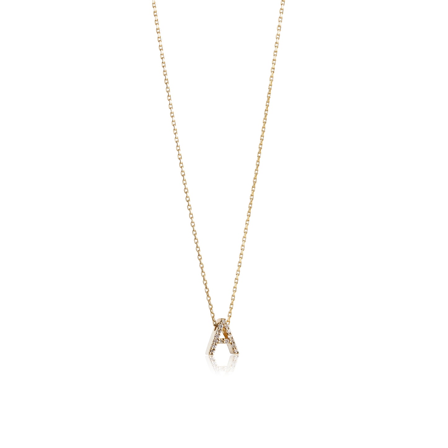 Mini Initial Diamonds Necklace