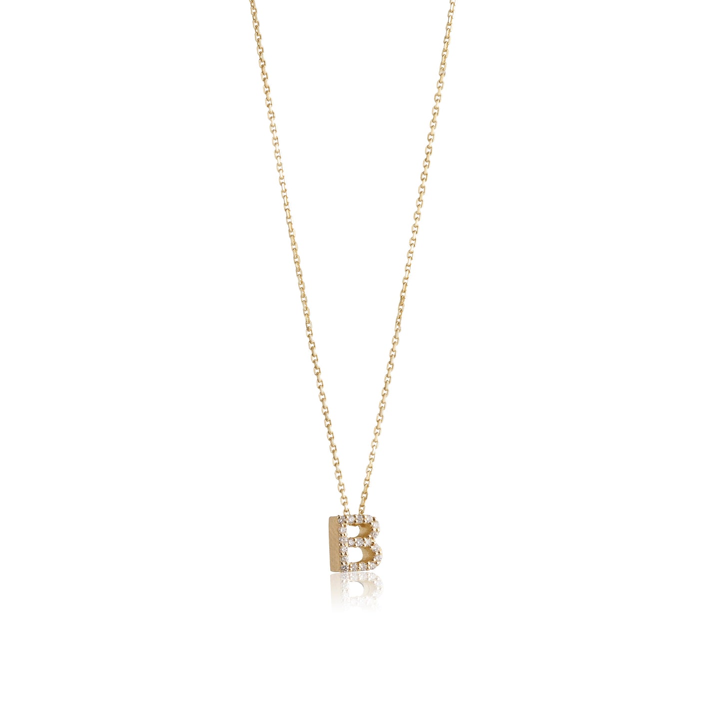 Mini Initial Diamonds Necklace