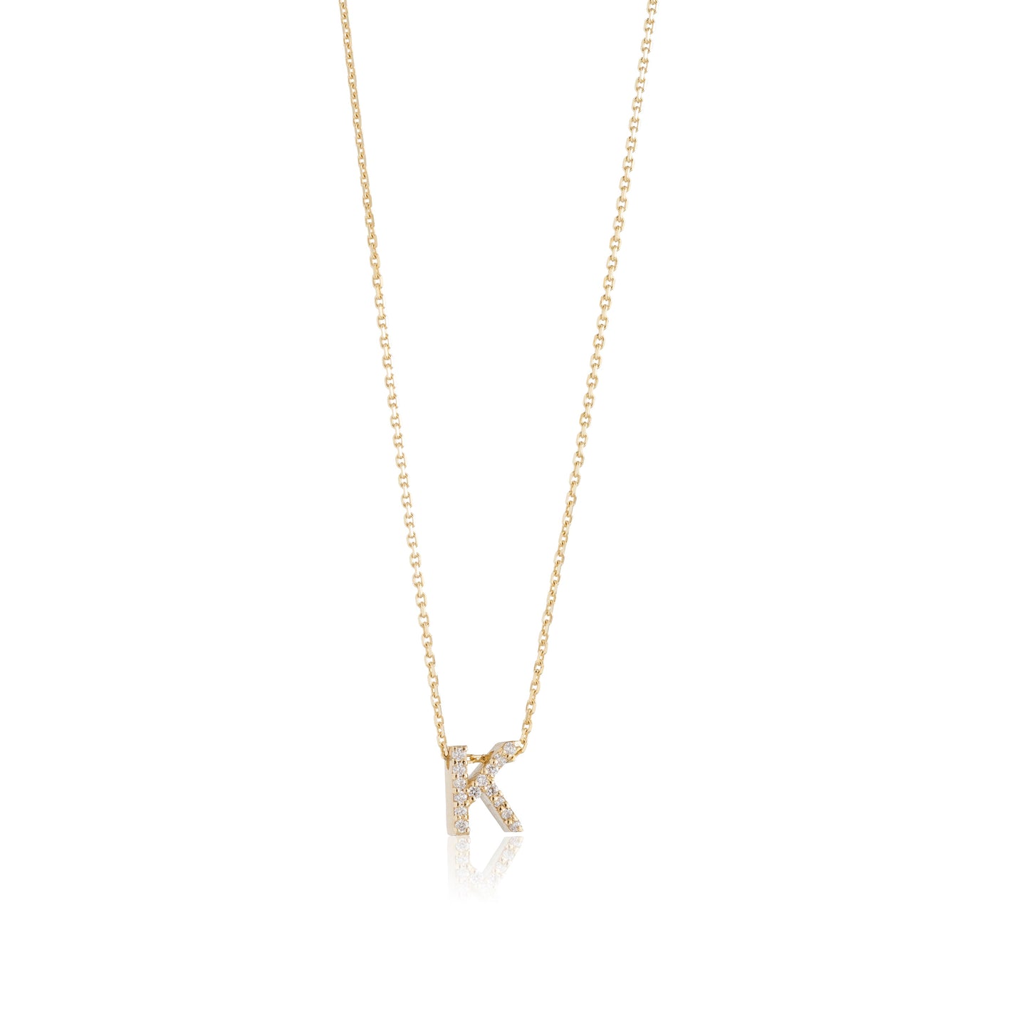 Mini Initial Diamonds Necklace