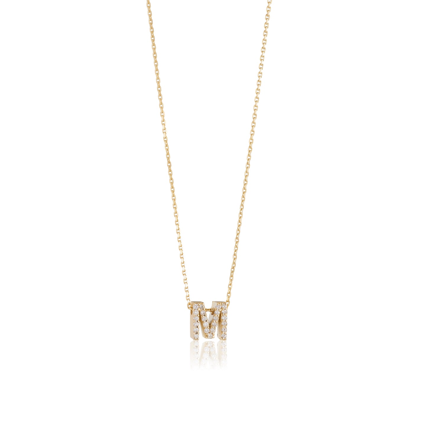 Mini Initial Diamonds Necklace