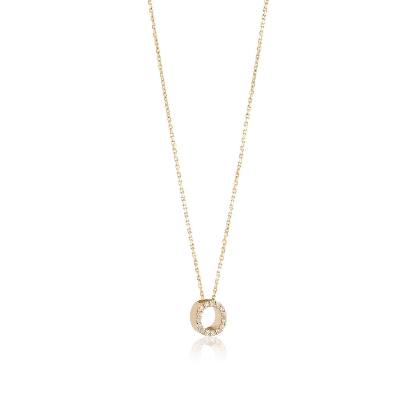 Mini Initial Diamonds Necklace