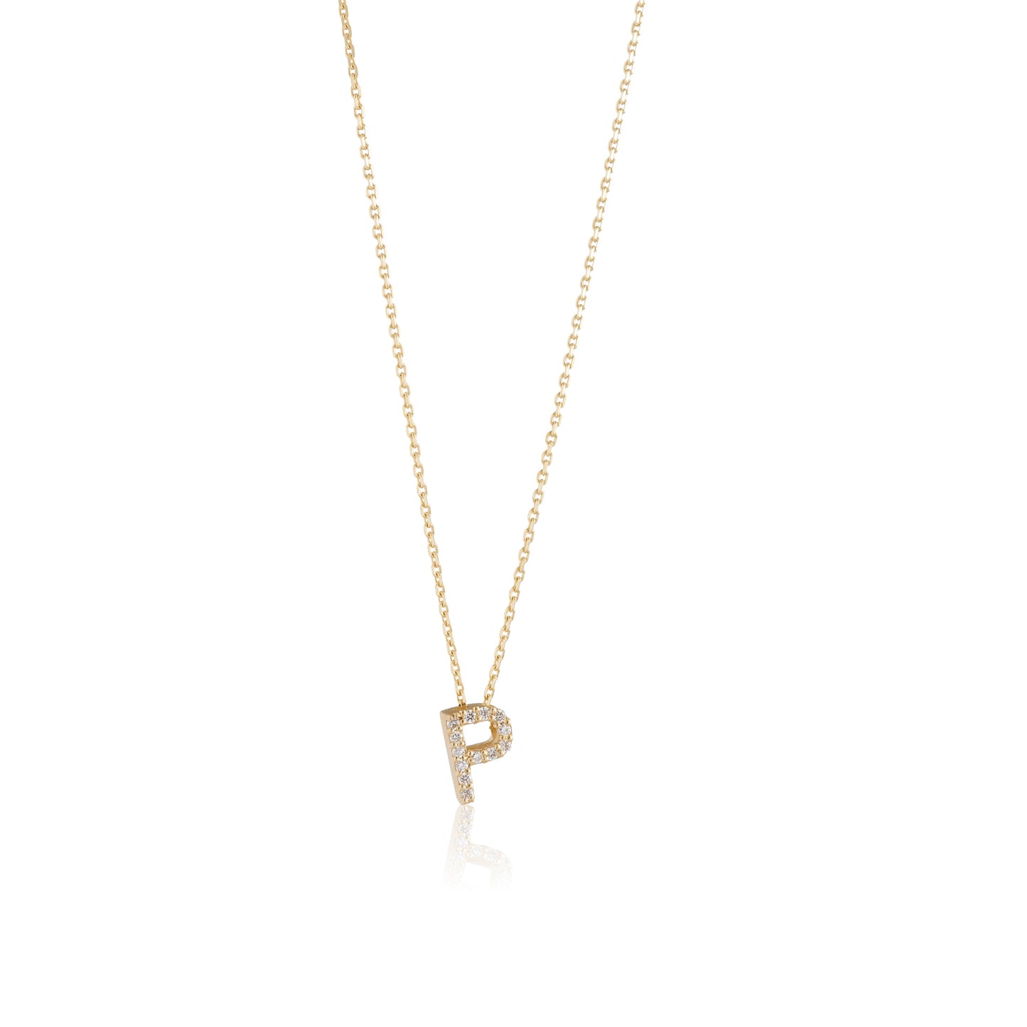 Mini Initial Diamonds Necklace
