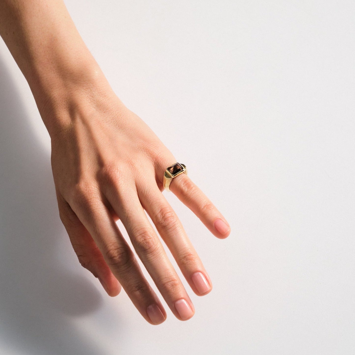 Vintage Smokey Topaz Ring