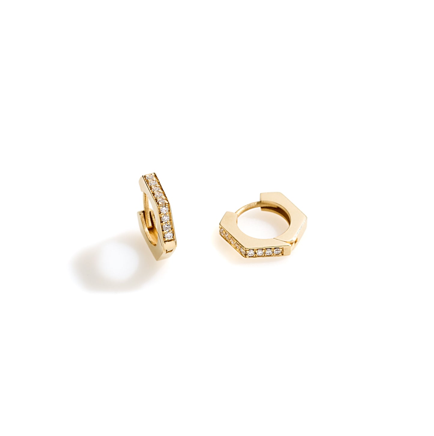 #2 Nut Full Front Diamonds Earrings