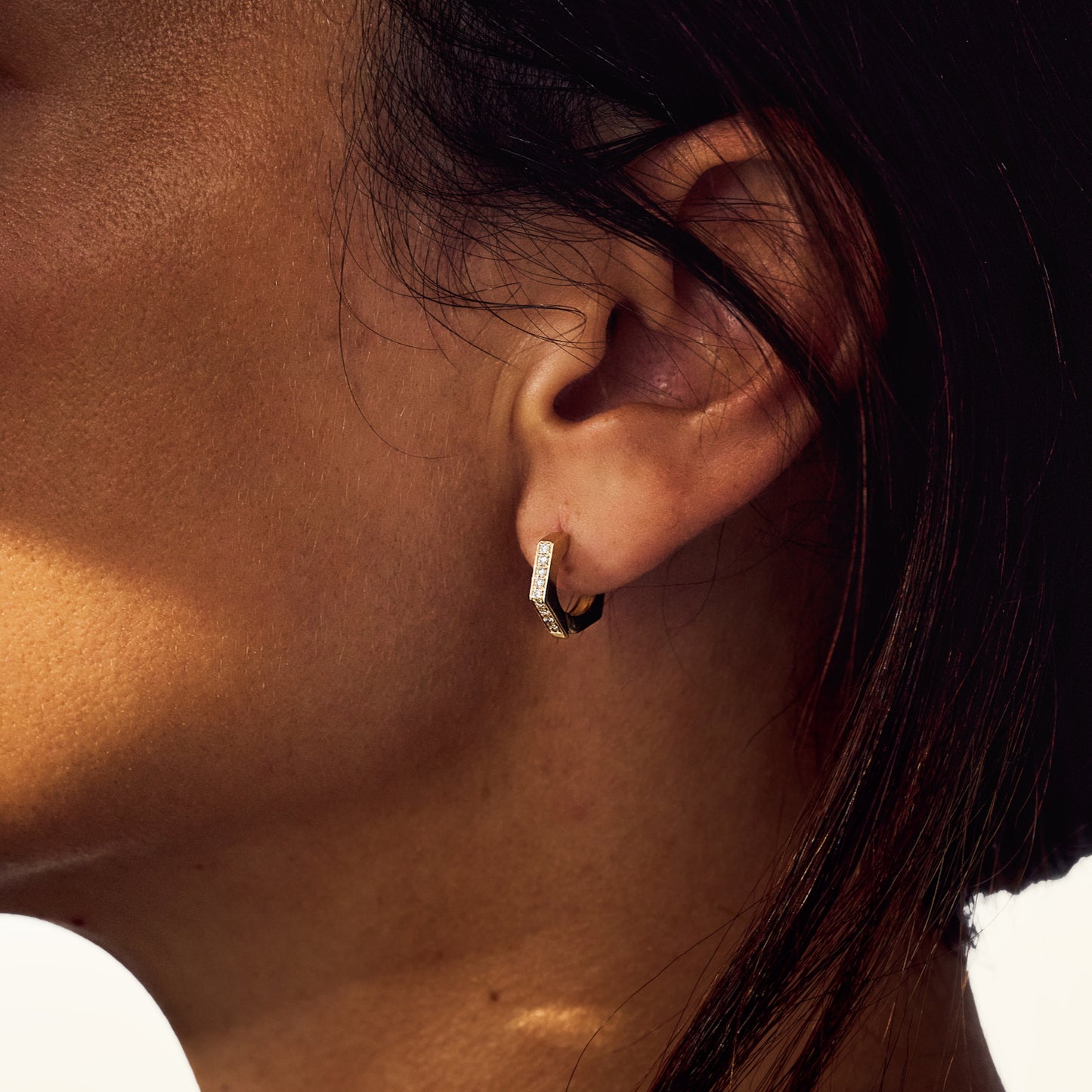 #2 Nut Full Front Diamonds Earrings