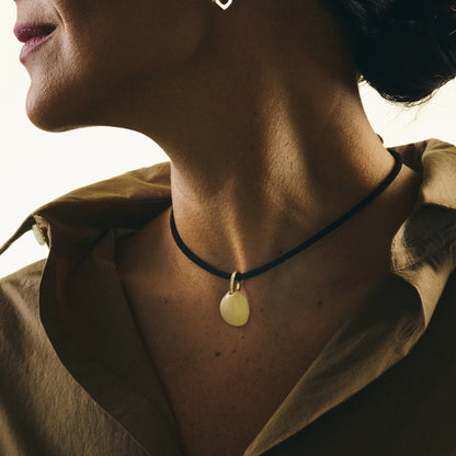 Diamonds Link Seashell Pendant