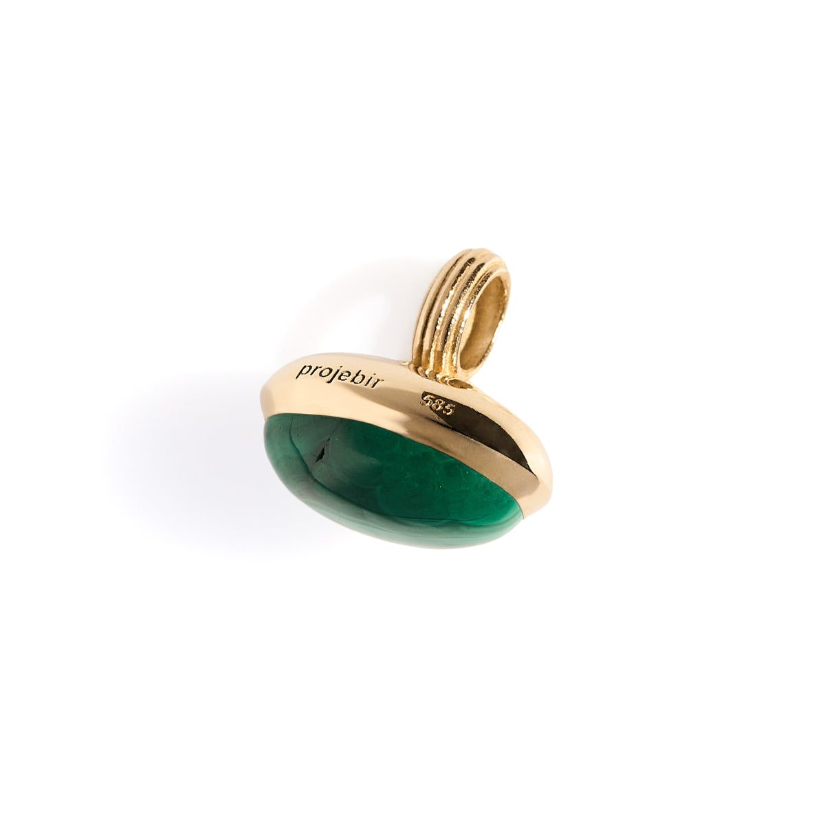 Cabochon Malachite Pendant