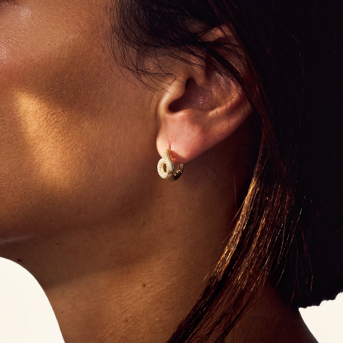 Wave Diamonds Earrings