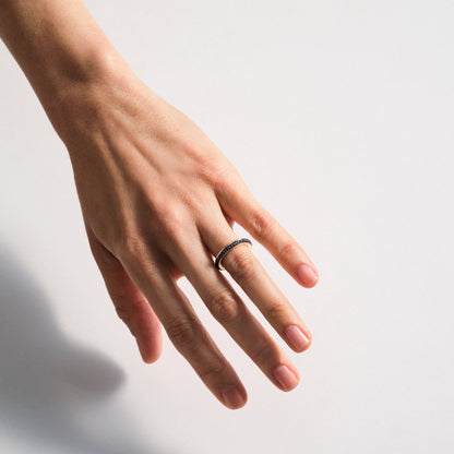 Basic Eternity Sapphire Ring
