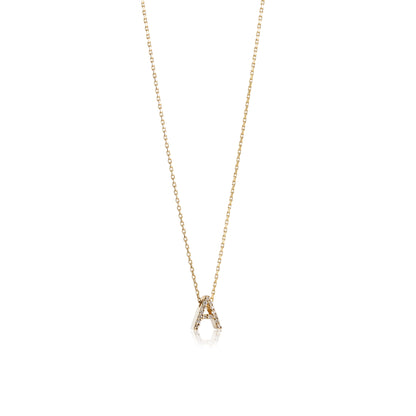 Mini Initial Diamonds Necklace