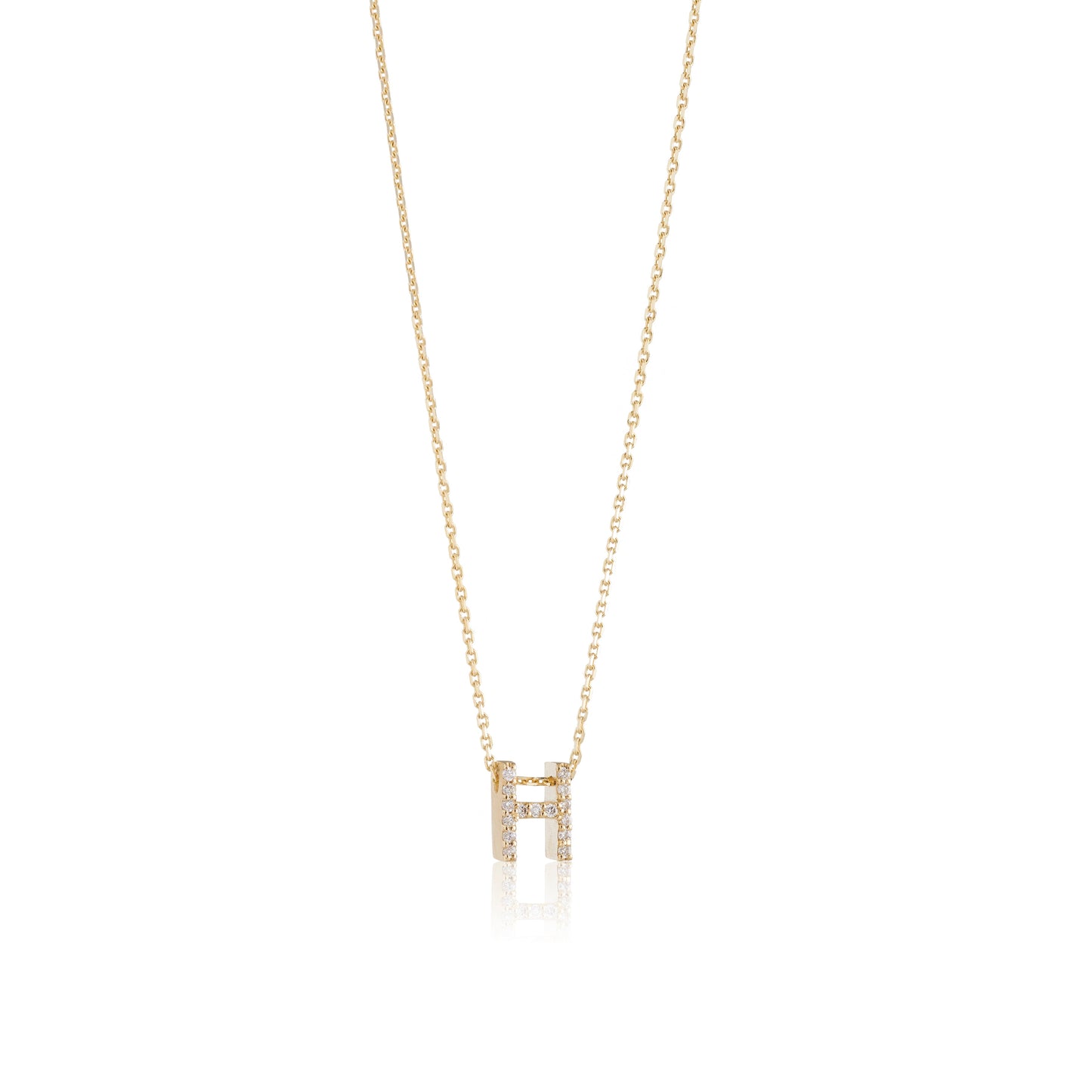 Mini Initial Diamonds Necklace