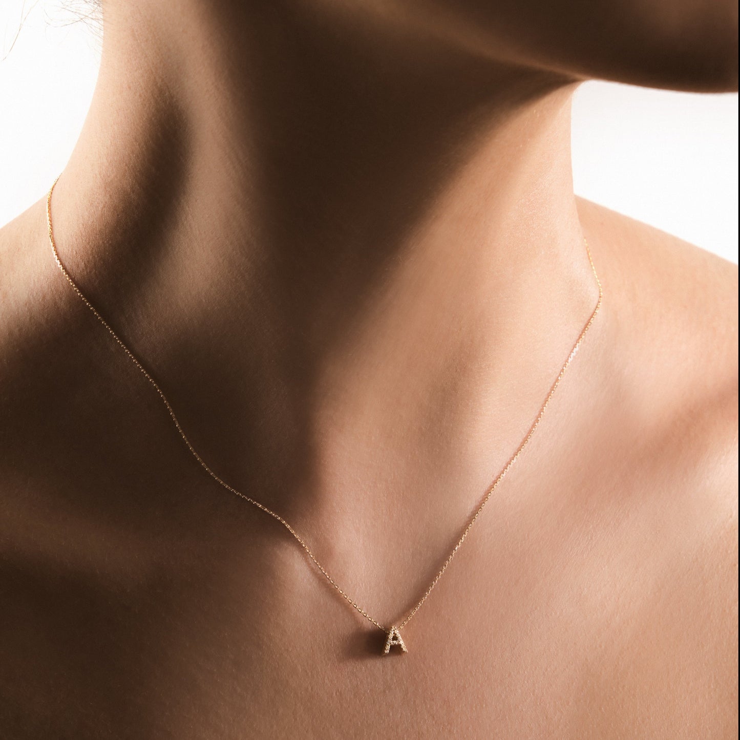 Mini Initial Diamonds Necklace